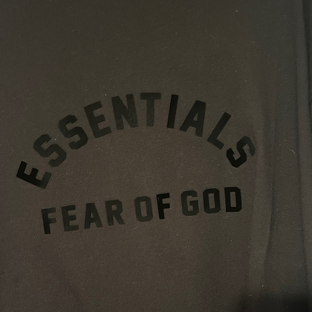 Fear of God Essentials Charcoal Tee